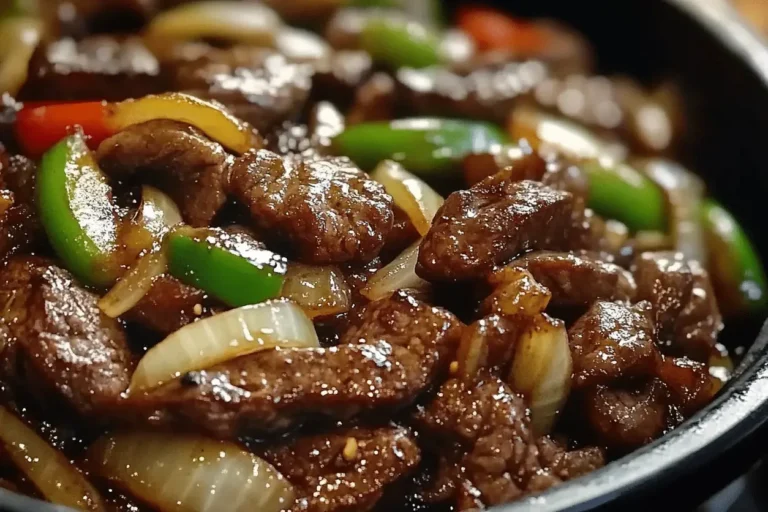 Sizzling Chinese Pepper Steak with Onions – CookTune