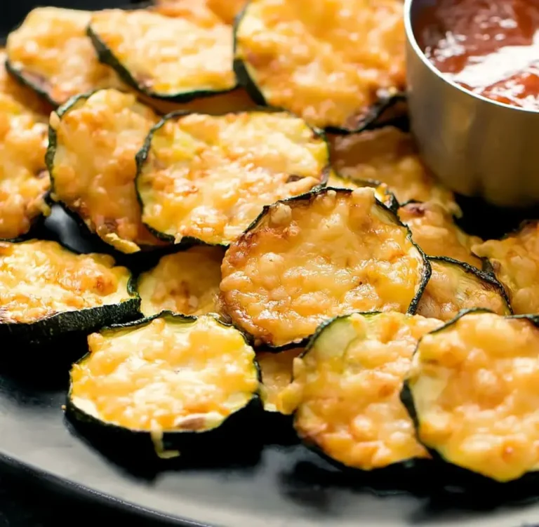 Air Fryer 2 Ingredient Parmesan Zucchini Crisps
