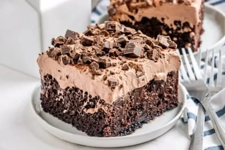 Death By Chocolate Poke Cake