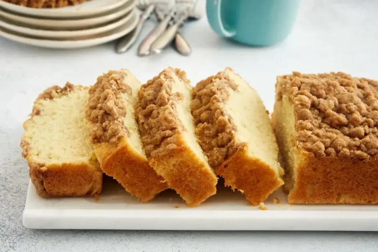 Sour Cream Coffee Cake Loaf