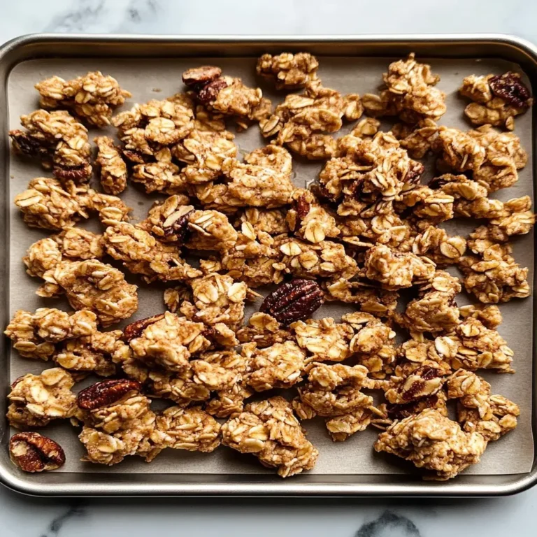 Fall Treats Granola Clusters