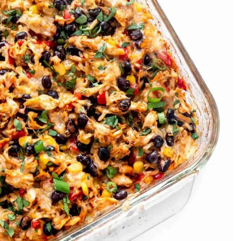 Easy Chicken Burrito Casserole