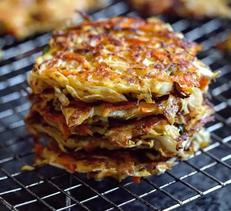 Cabbage Fritters | Crispy Fried or Oven Baked Patties
