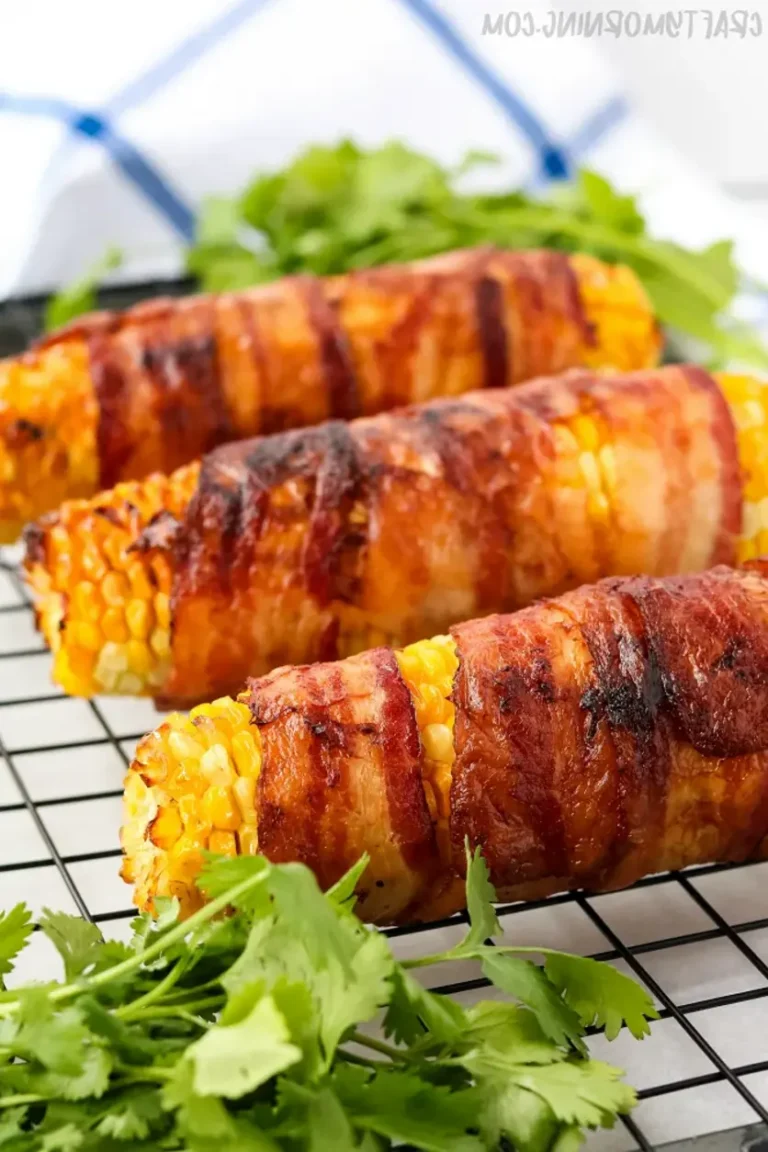 Bacon Wrapped Grilled Corn