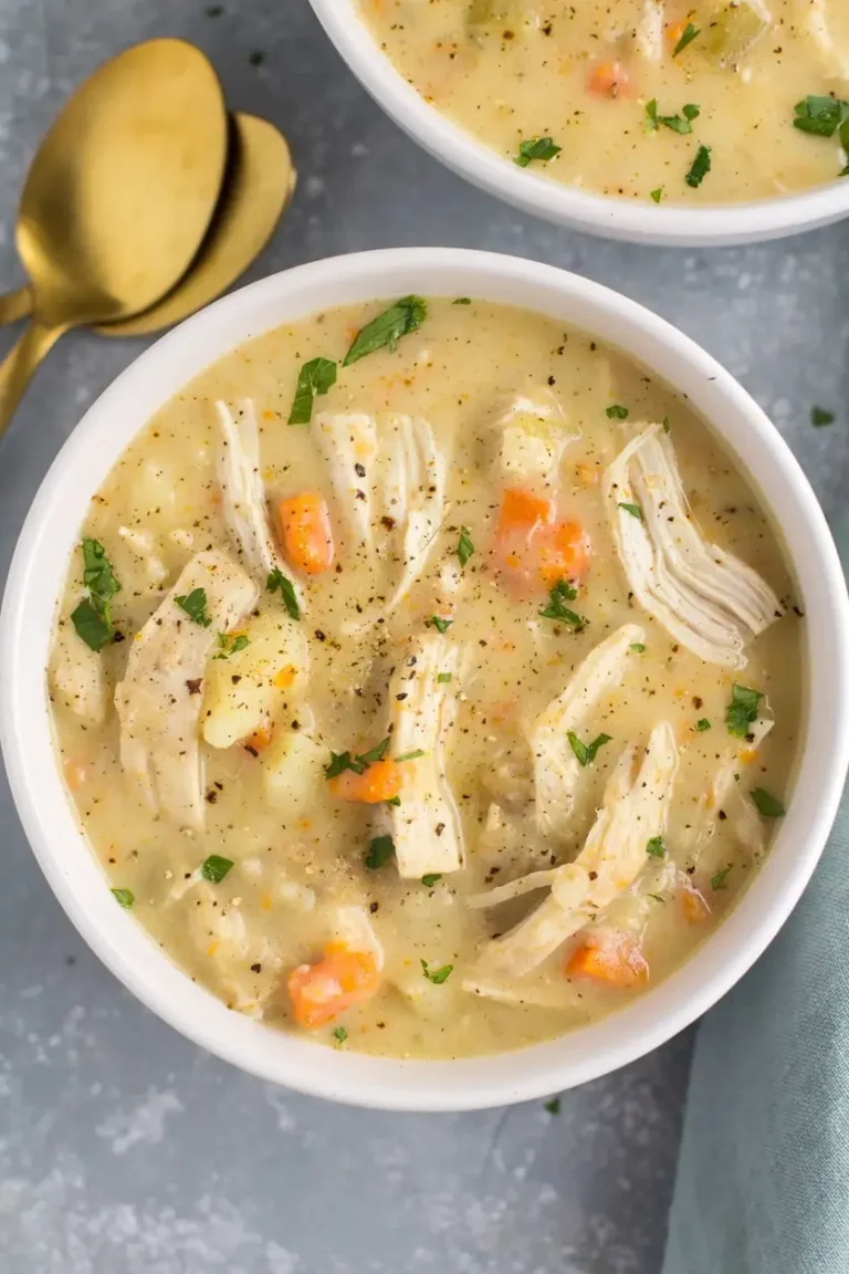 Healthy Chicken Pot Pie Soup
