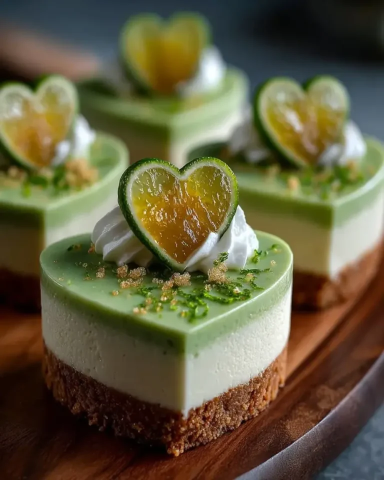 Must-Try Emerald Lime Ginger Silk Hearts Recipe
