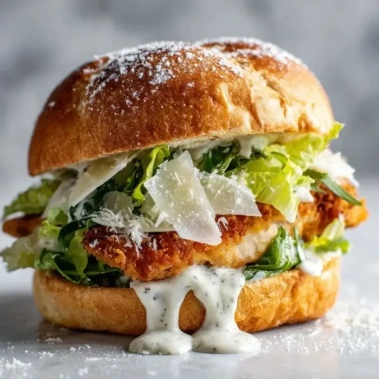 Crispy Chicken Caesar Sandwich Recipe