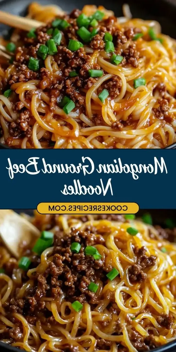 Mongolian Ground Beef Noodles