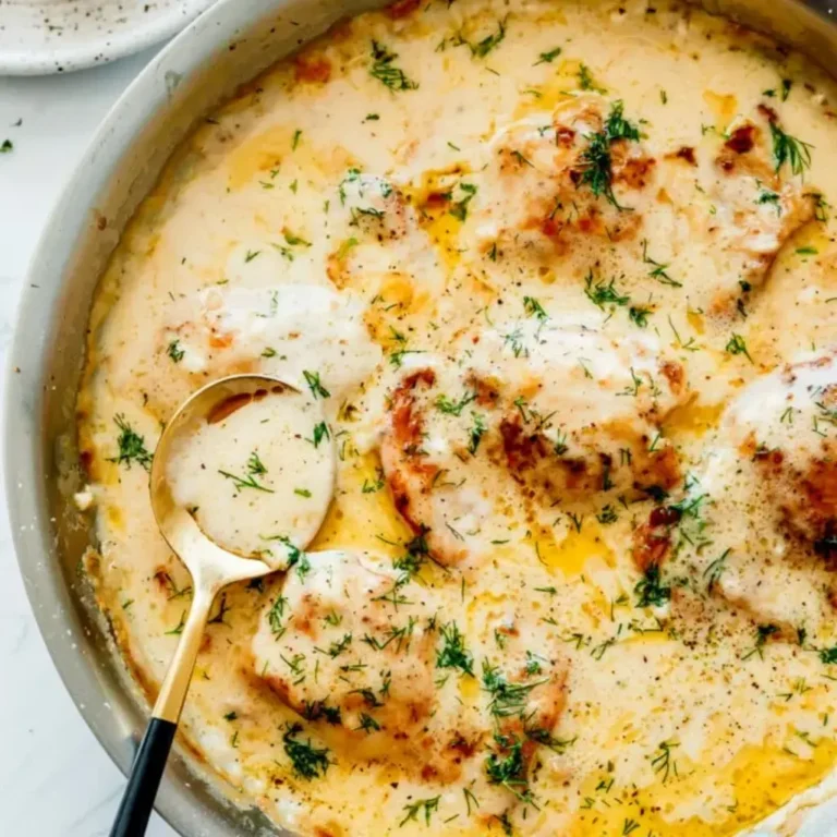 Creamy Oven Baked Chicken Thighs