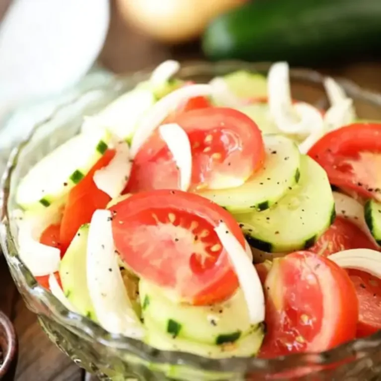 Tomato, Cucumber, and Onion Salad