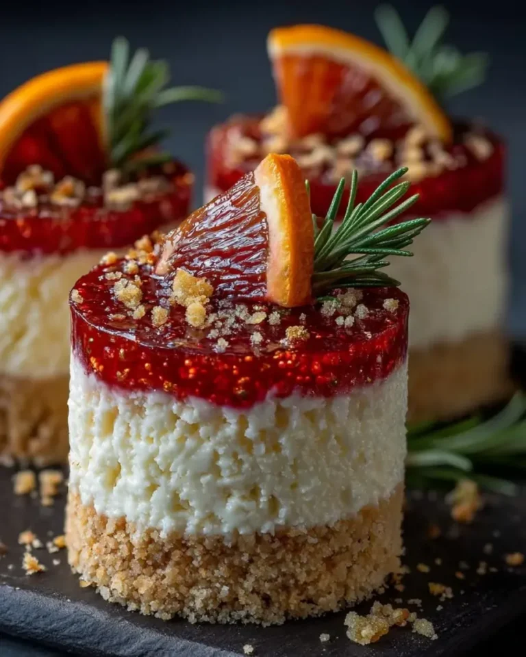 Crimson Blood Orange Rosemary Prisms Recipe