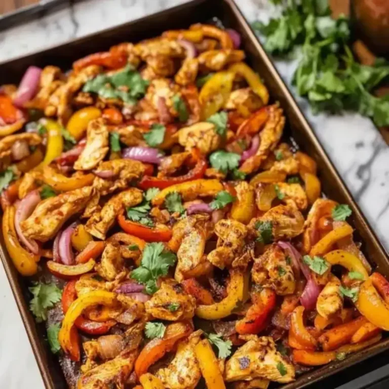 Easy Sheet Pan Chicken Fajitas (Ready in 30 Minutes!)