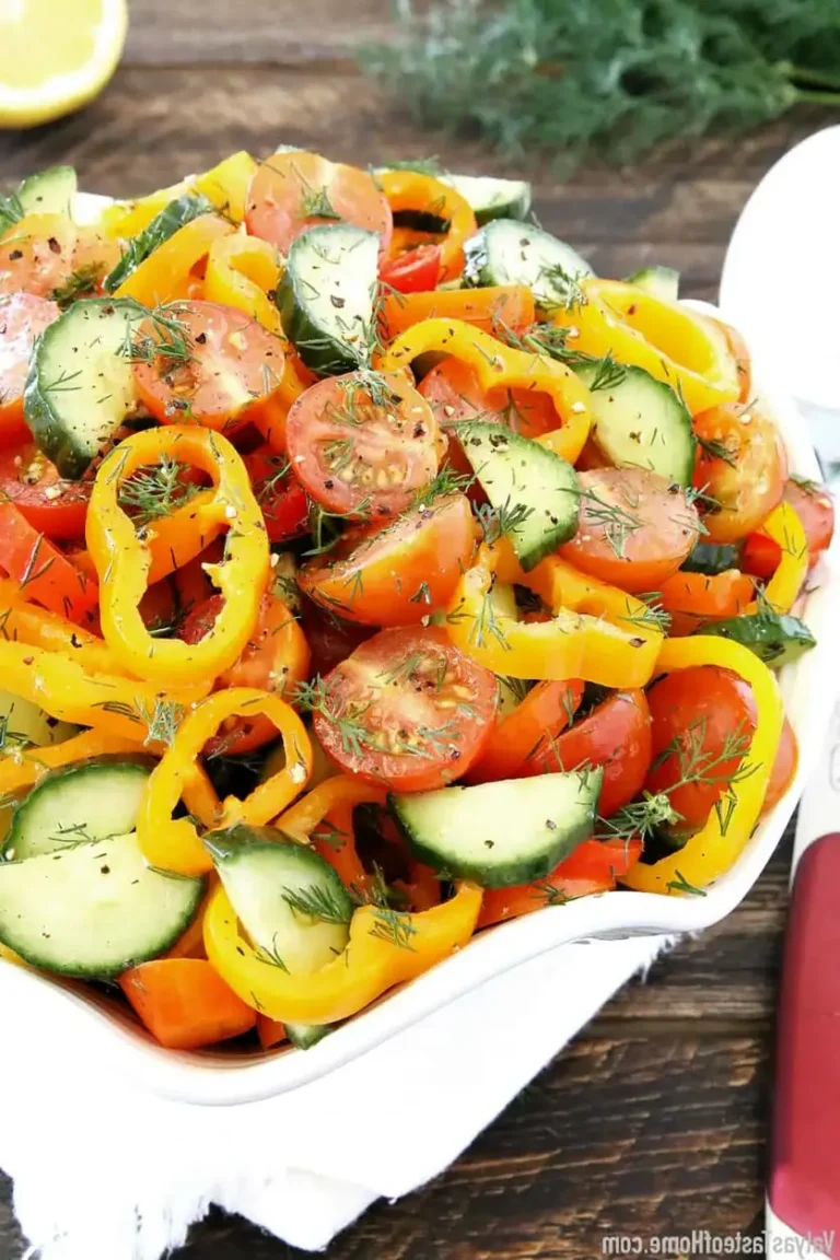 Super Easy Bell Pepper Salad (Ready in Only 15 Minutes!)