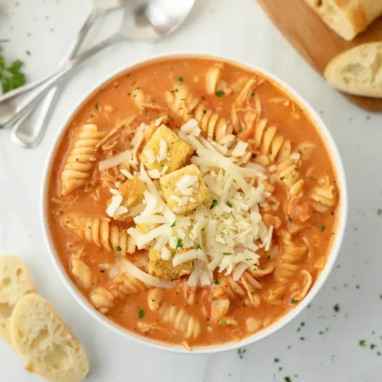 Crockpot Chicken Parmesan Soup Recipe