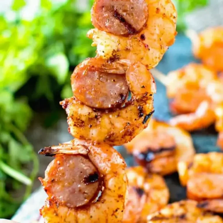 Sausage and Shrimp Kabobs