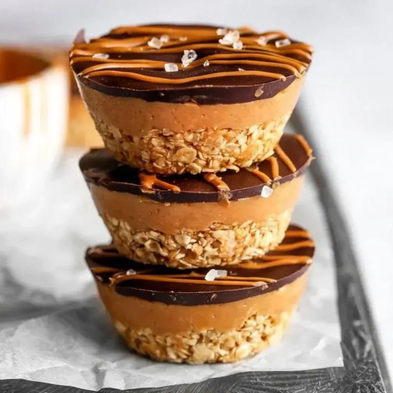 Peanut Butter Chocolate Oat Cups