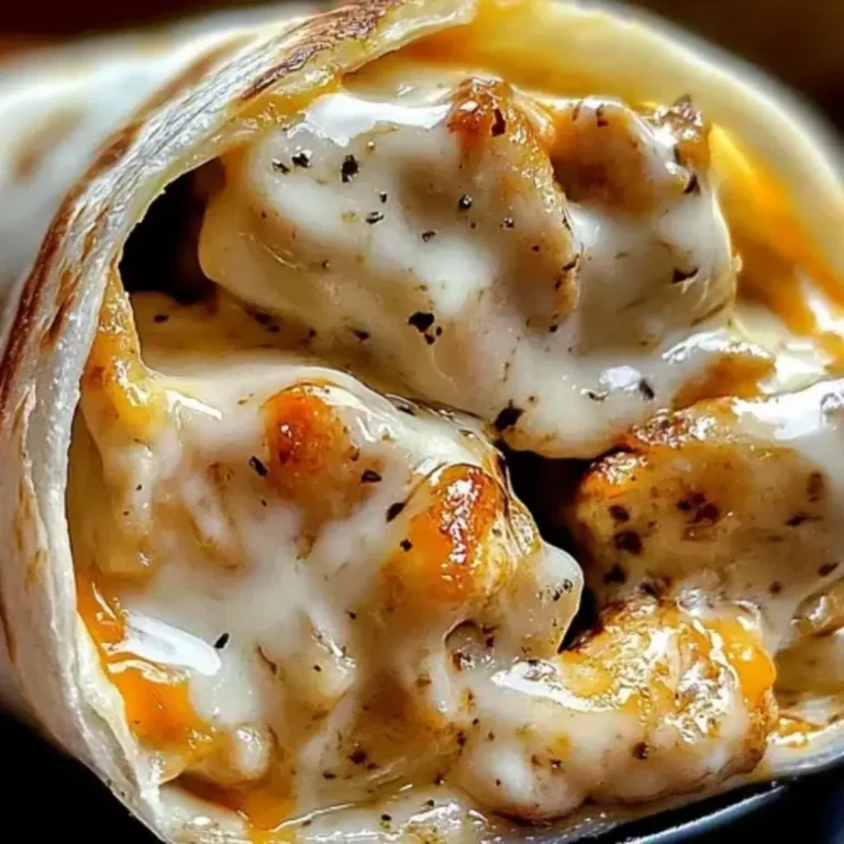 Cheesy Garlic Chicken Wraps