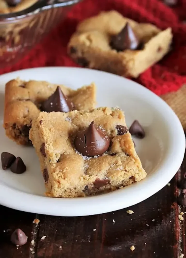 Peanut Butter Blossom Bars