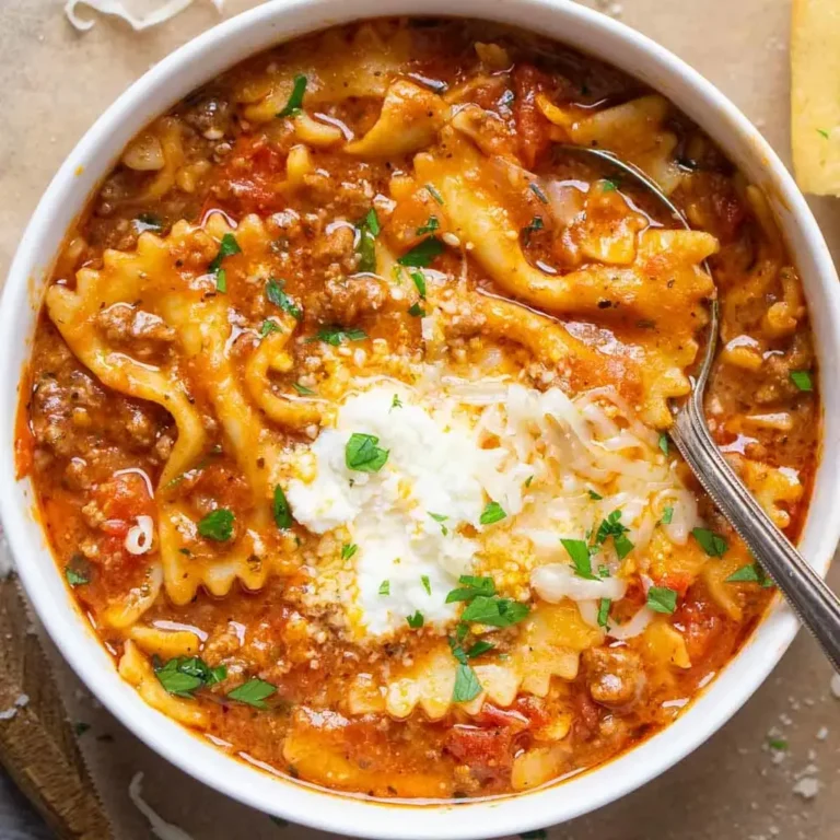 Easy Lasagna Soup Recipe