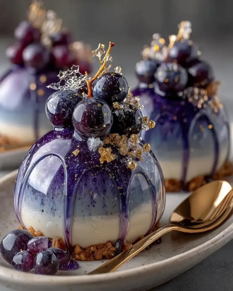 Stunning Amethyst Grape Vanilla Dream Domes Recipe