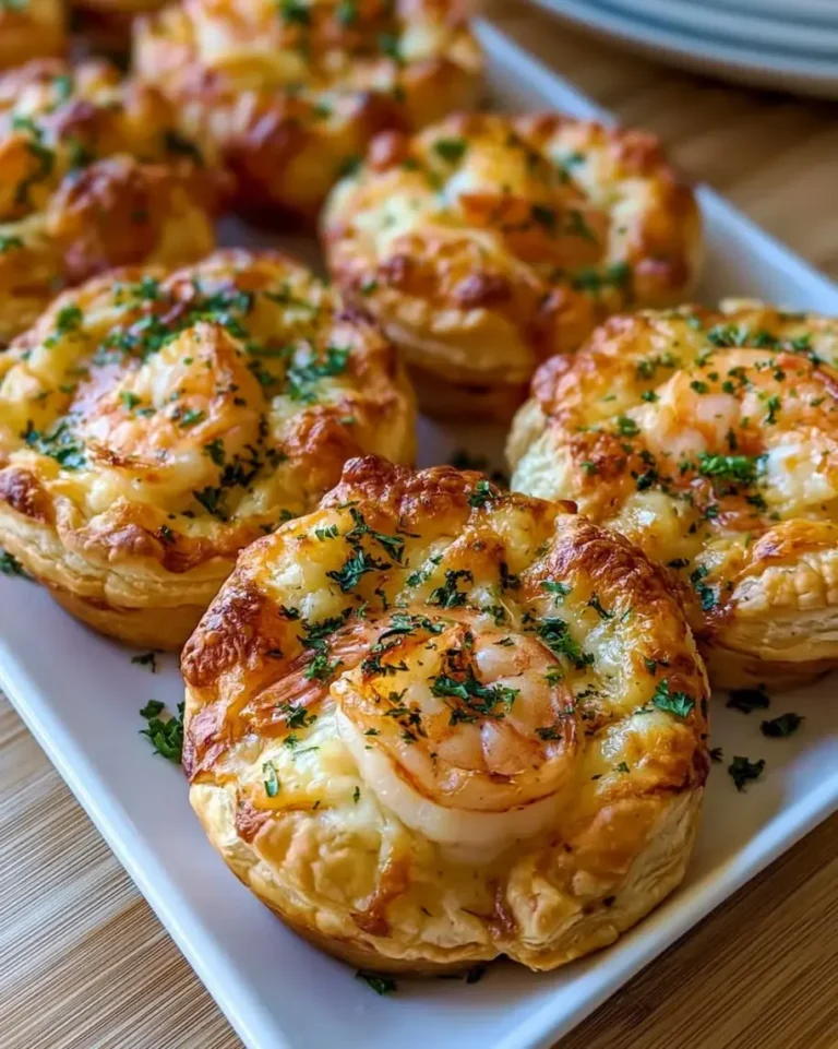 Low-Carb Cheesy Shrimp Cups – Keto Appetizer with Avocado Drip