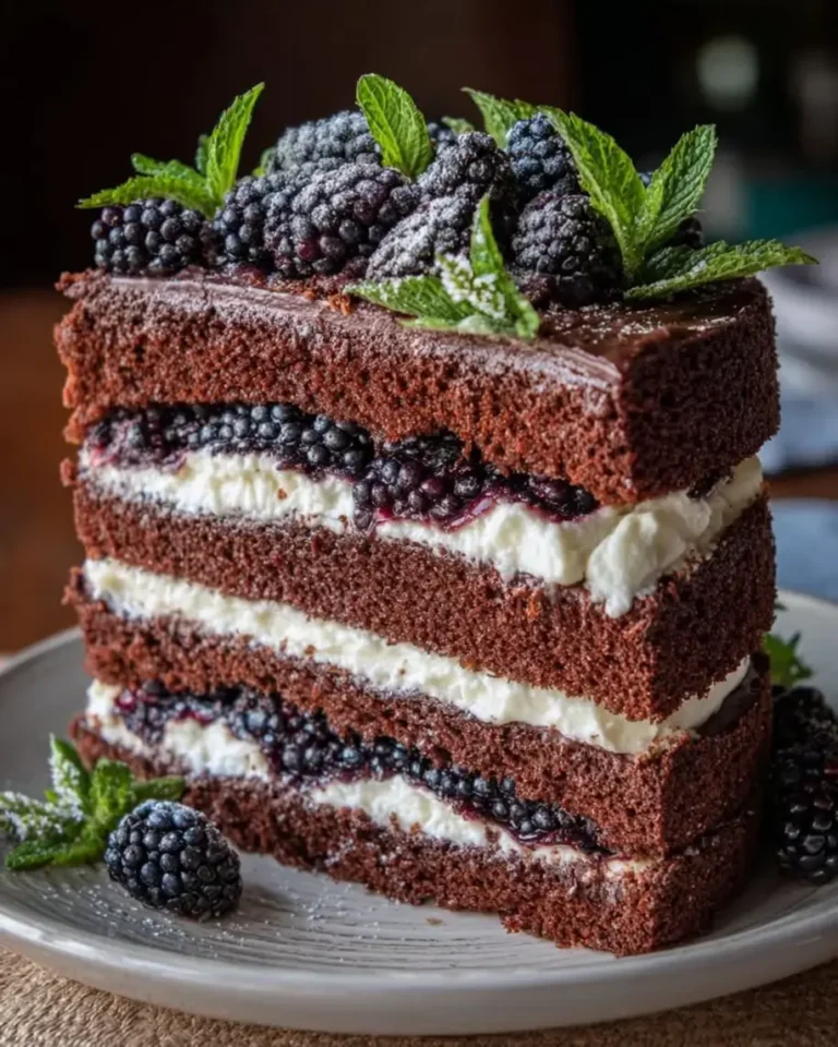 Blackberry Forest Cakes – A Berry Lover’s Dream Recipe