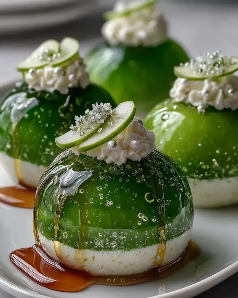 How to Make Emerald Apple White Chocolate Mirror Bombs