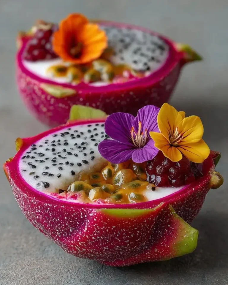 Sparkling Dragon Fruit Coconut Jewel Shells