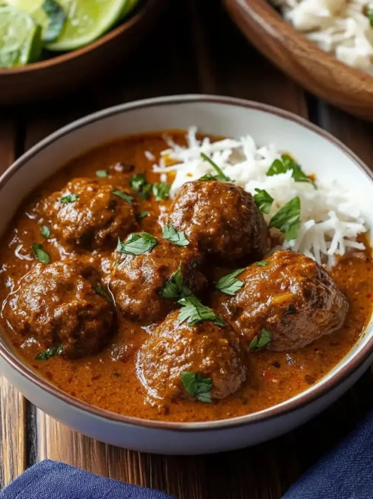 Aromatic Lamb Kofta Curry with Velvety Tomato Sauce