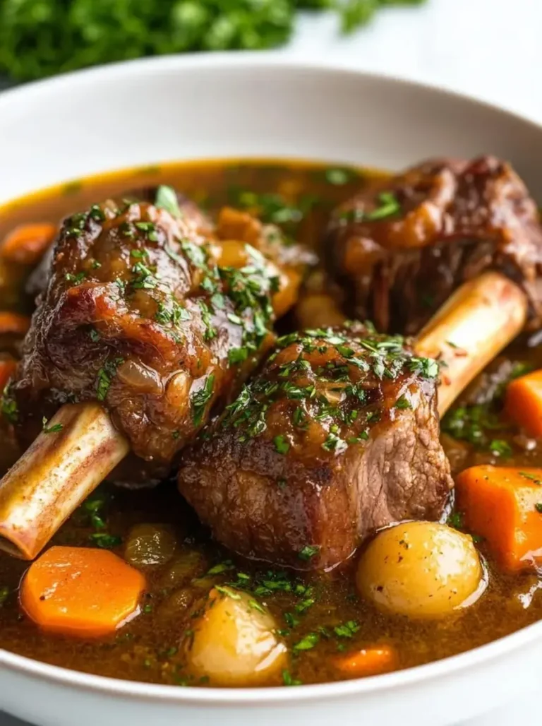 Fall-Apart Instant Pot Lamb Shanks in Red Wine Gravy