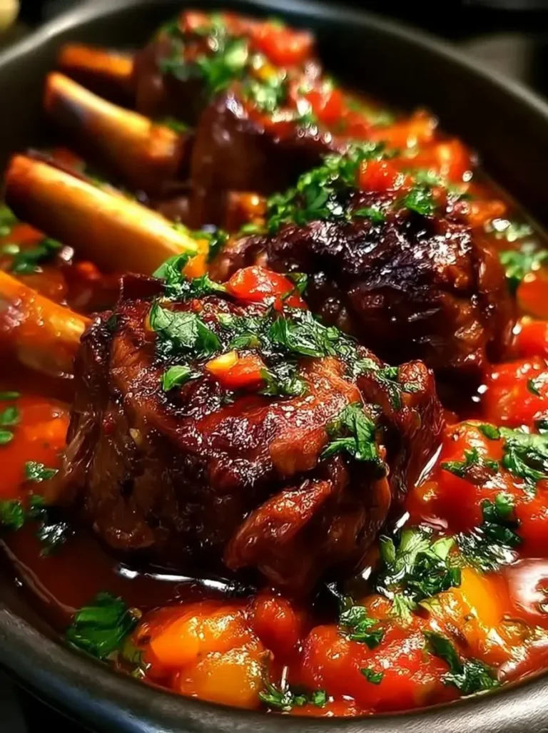 Tender Braised Mediterranean Lamb Chops in Tomato Gravy