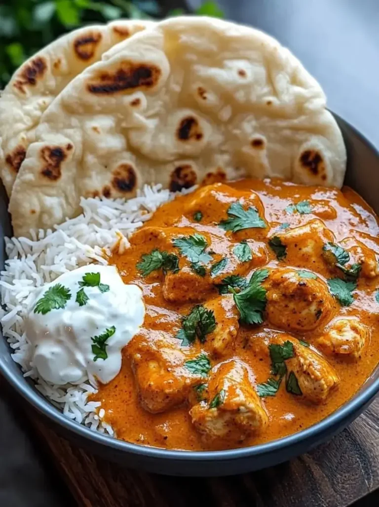 Velvety Indian Butter Chicken with Basmati Rice