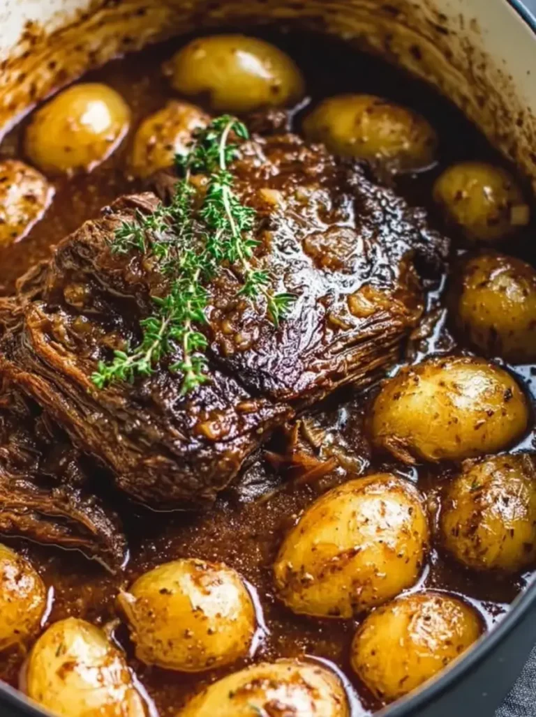 Fork-Tender Slow-Braised Apple Cider Chuck Roast