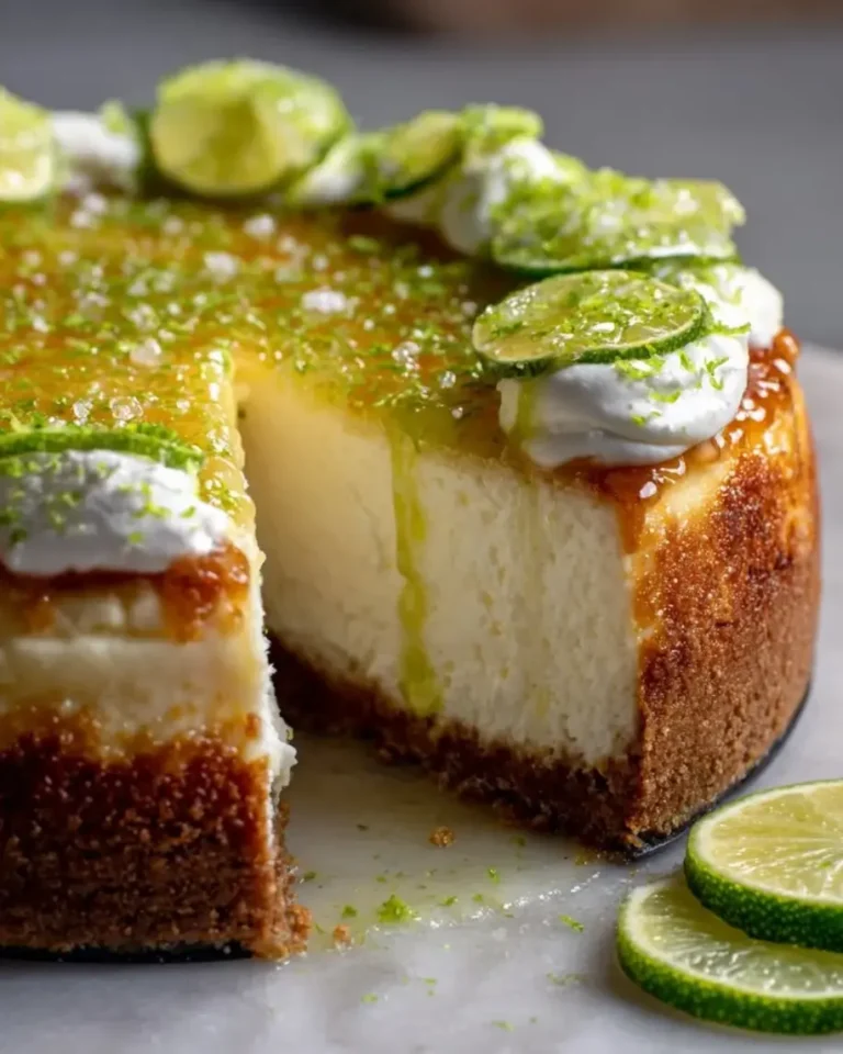Dazzling Lime Cheesecake Diamonds with Crystal Glaze