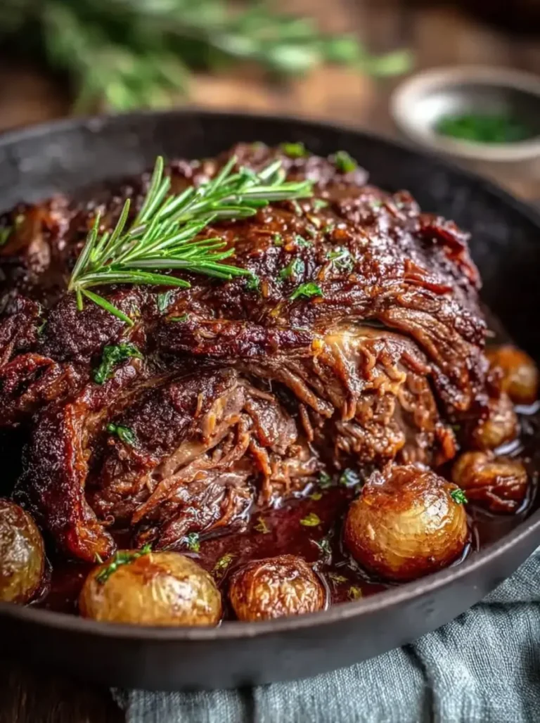Best Fall-Apart Rosemary Garlic Lamb Shoulder Recipe