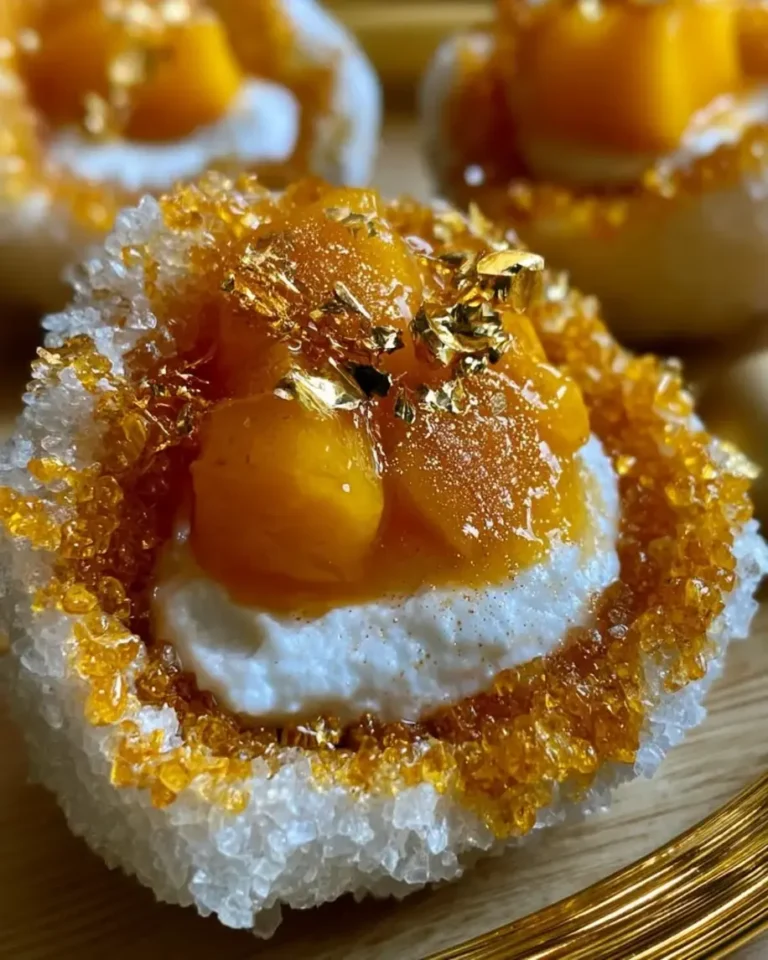 Make Stunning Golden Mango Sugar Geodes at Home