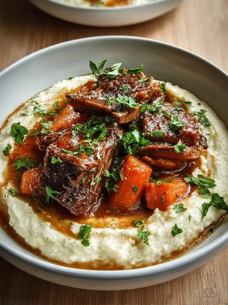 Fall-Off-the-Bone Beef Short Ribs in Red Wine Gravy