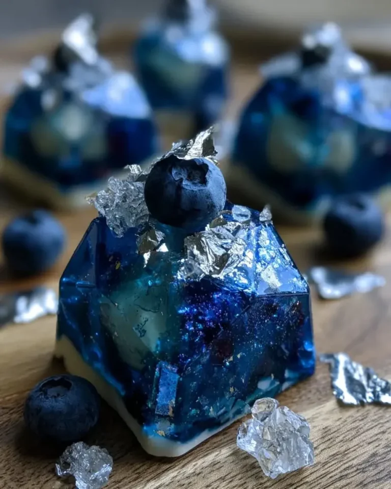 Shimmering Sapphire Blueberry Vanilla Crystal Gems