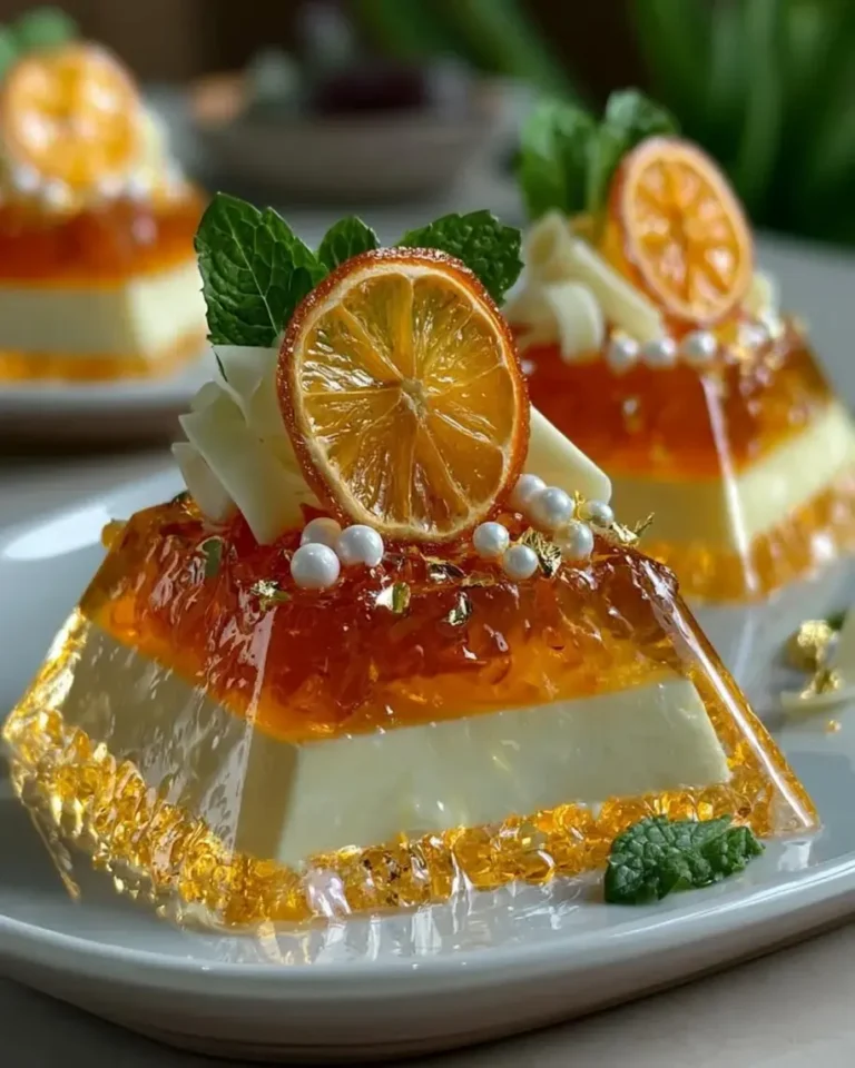 Citrus Burst Diamond Cheesecake Domes with Crystal Glaze