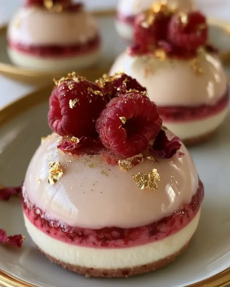 Foolproof Roseberry Lemon Velvet Dream Domes Recipe