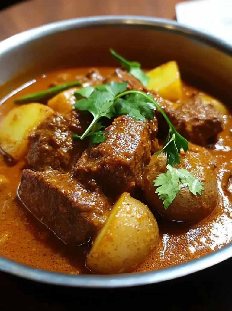 Authentic Cape Malay Lamb Curry with Tender Potatoes
