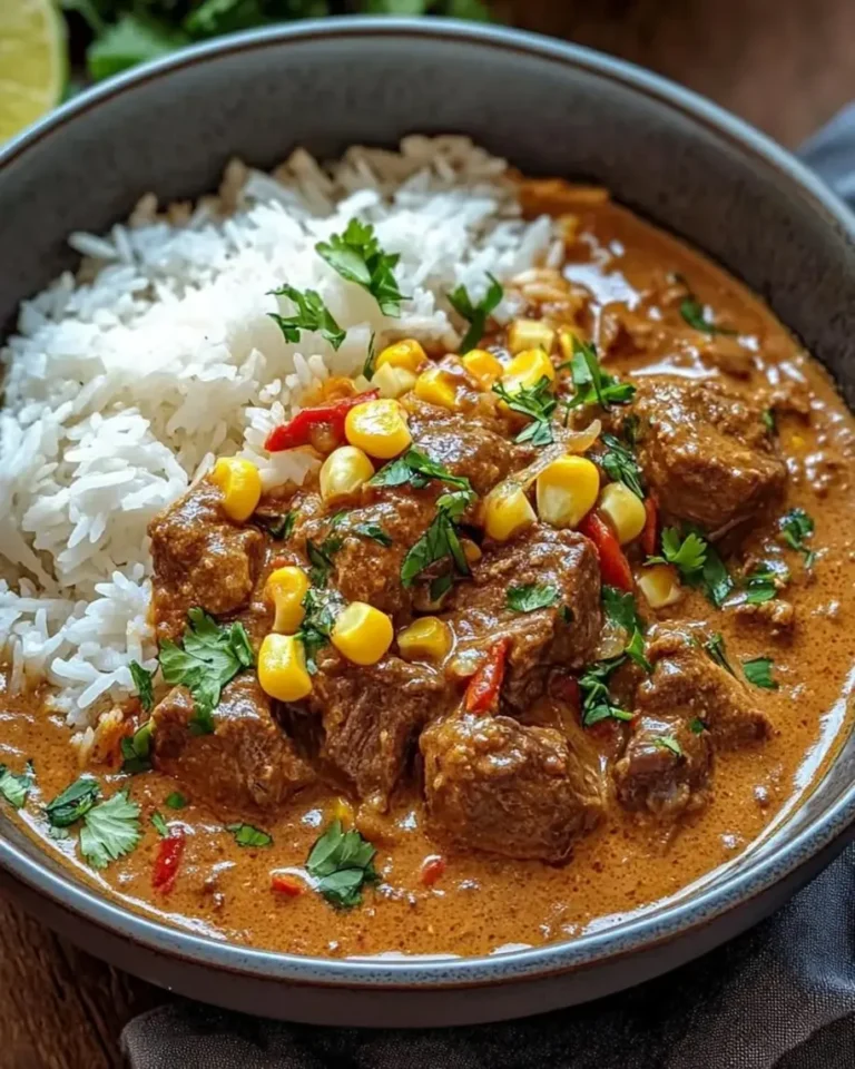 Velvety Panang Beef Curry Bowl – Irresistible Thai Comfort Bowl