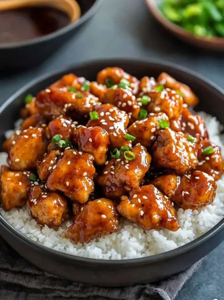 Crispy General Tso’s Chicken with Sweet-Spicy Glaze