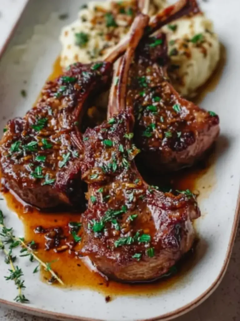 Golden Honey Garlic Butter Lamb Cutlets in 25 Minutes