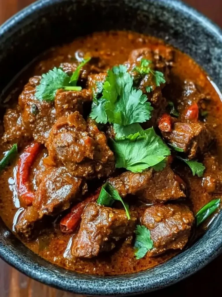 Slow-Cooked Lamb Bhuna with Rich Aromatic Masala