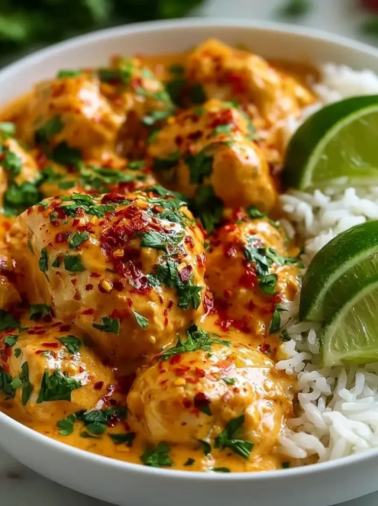Easy Creamy Coconut Lime Chicken Curry Recipe