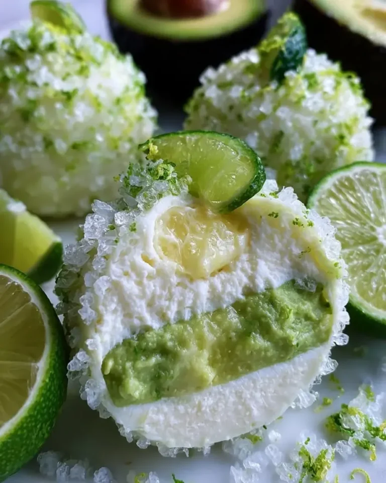 Creamy Honey Avocado Lime Crystal Bombs Recipe