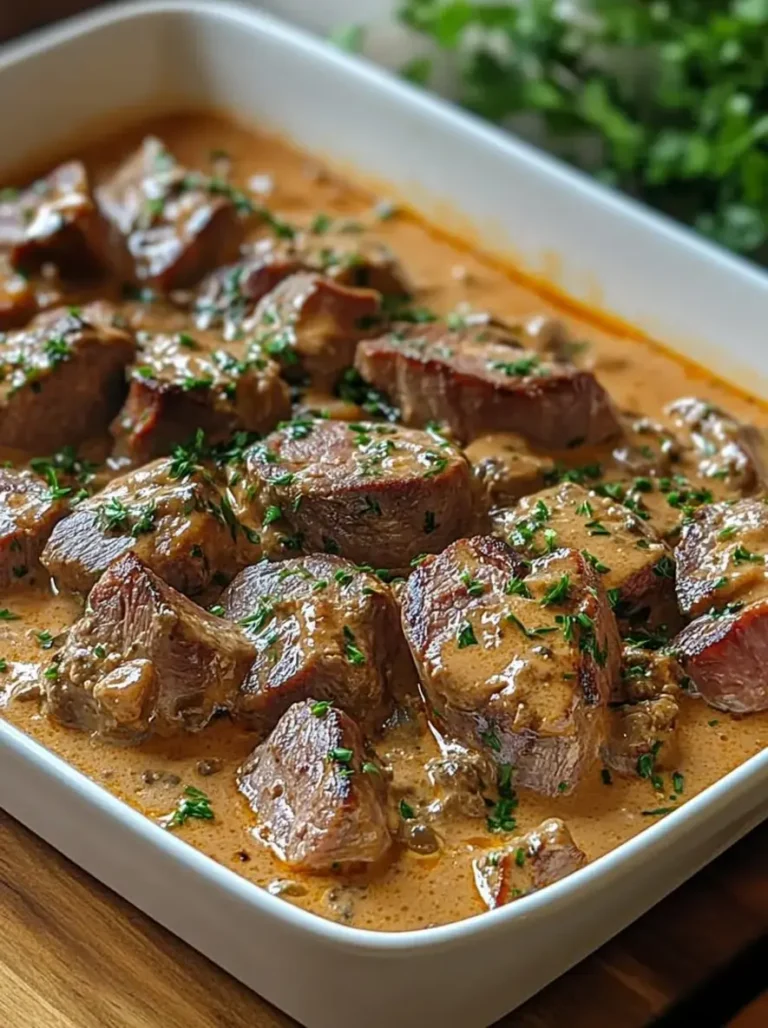 Lamb Chop Stroganoff with Creamy Mushroom Dijon Sauce