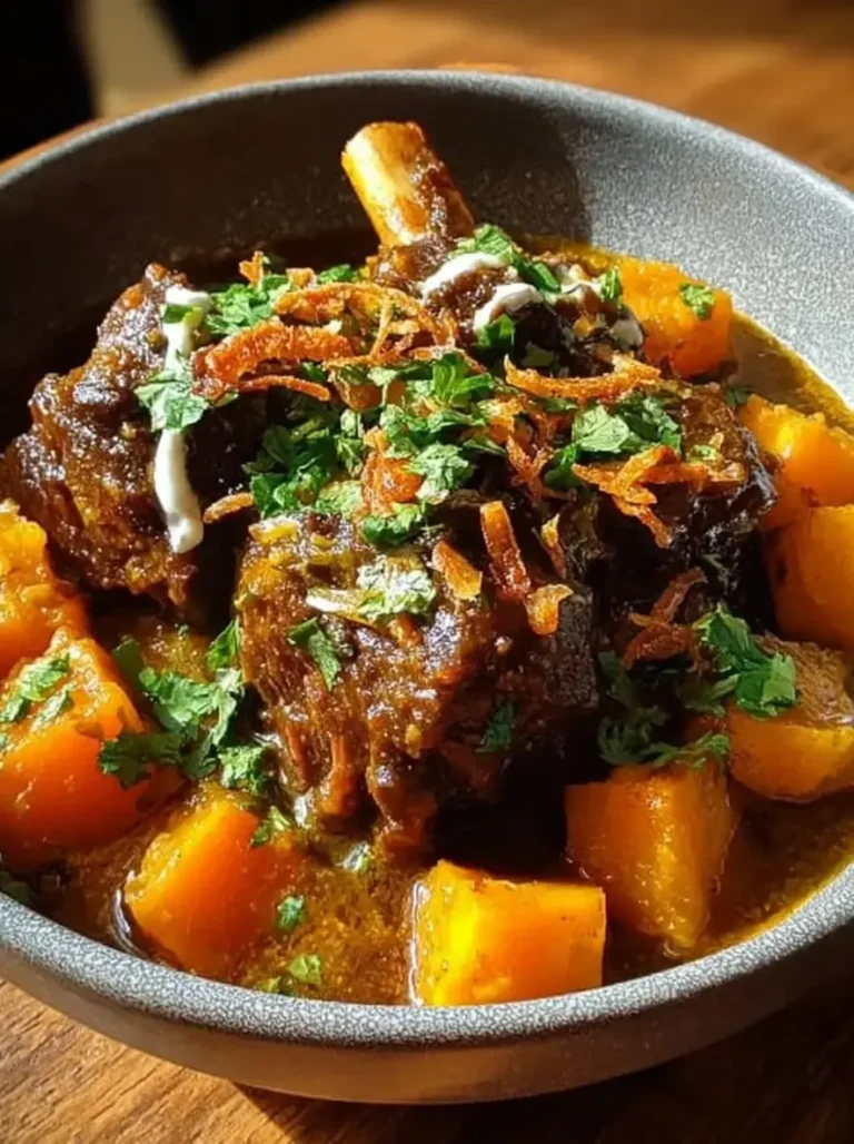 Cozy Coconut Curry Lamb Shanks with Sweet Potatoes