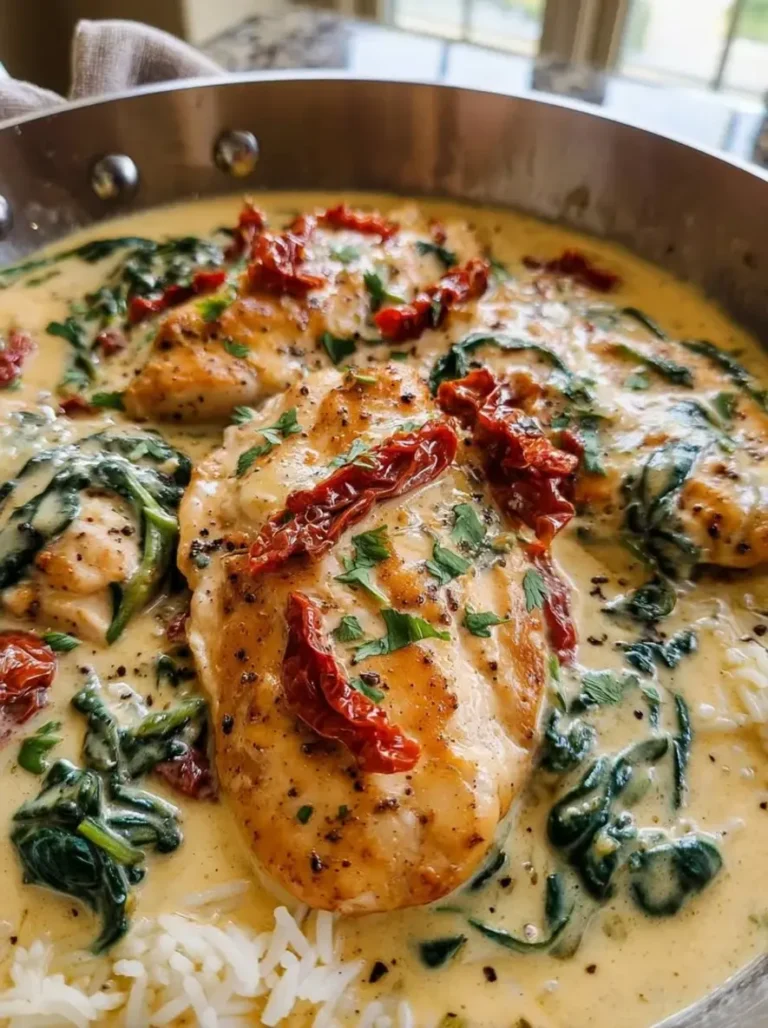 Golden-Seared Chicken Parmesan Cream Skillet